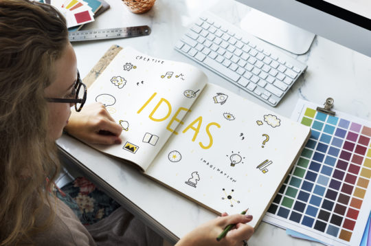 ideas Strategy Action Design Vision Plan Concept